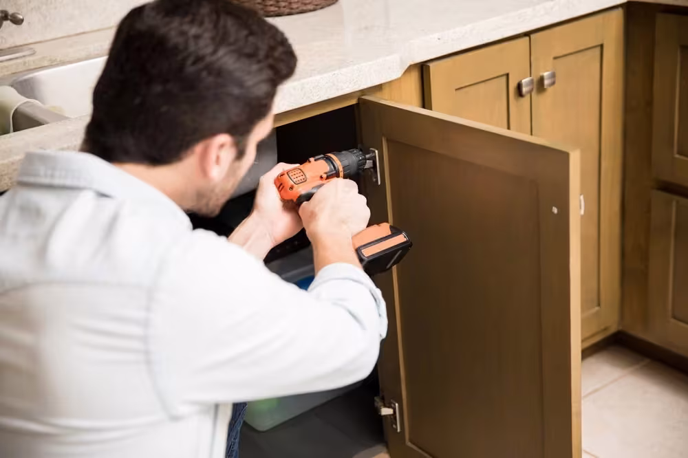 Prep and Install the New Doors and Drawer Fronts